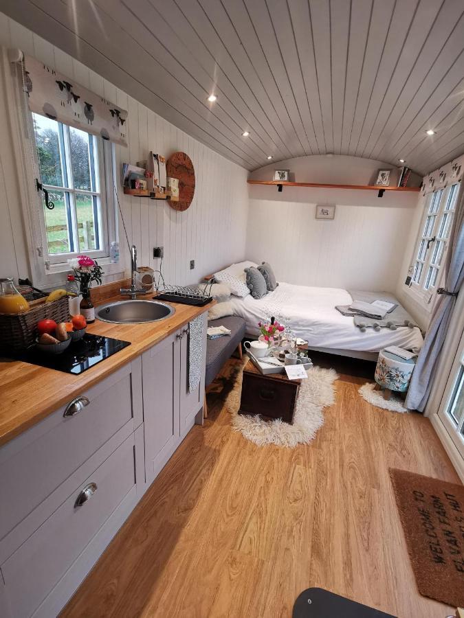 Villa Elvan Farm Shepherd'S Hut Exeter Exterior foto