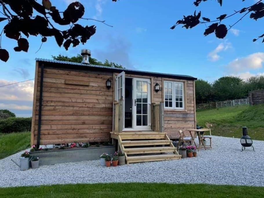Villa Elvan Farm Shepherd'S Hut Exeter Exterior foto