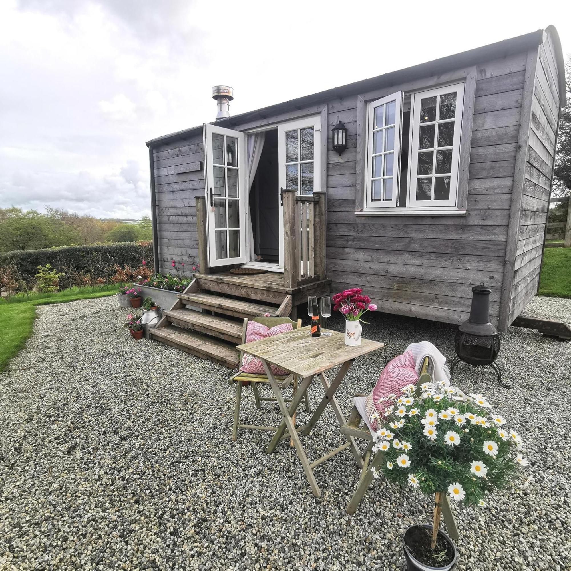 Villa Elvan Farm Shepherd'S Hut Exeter Exterior foto