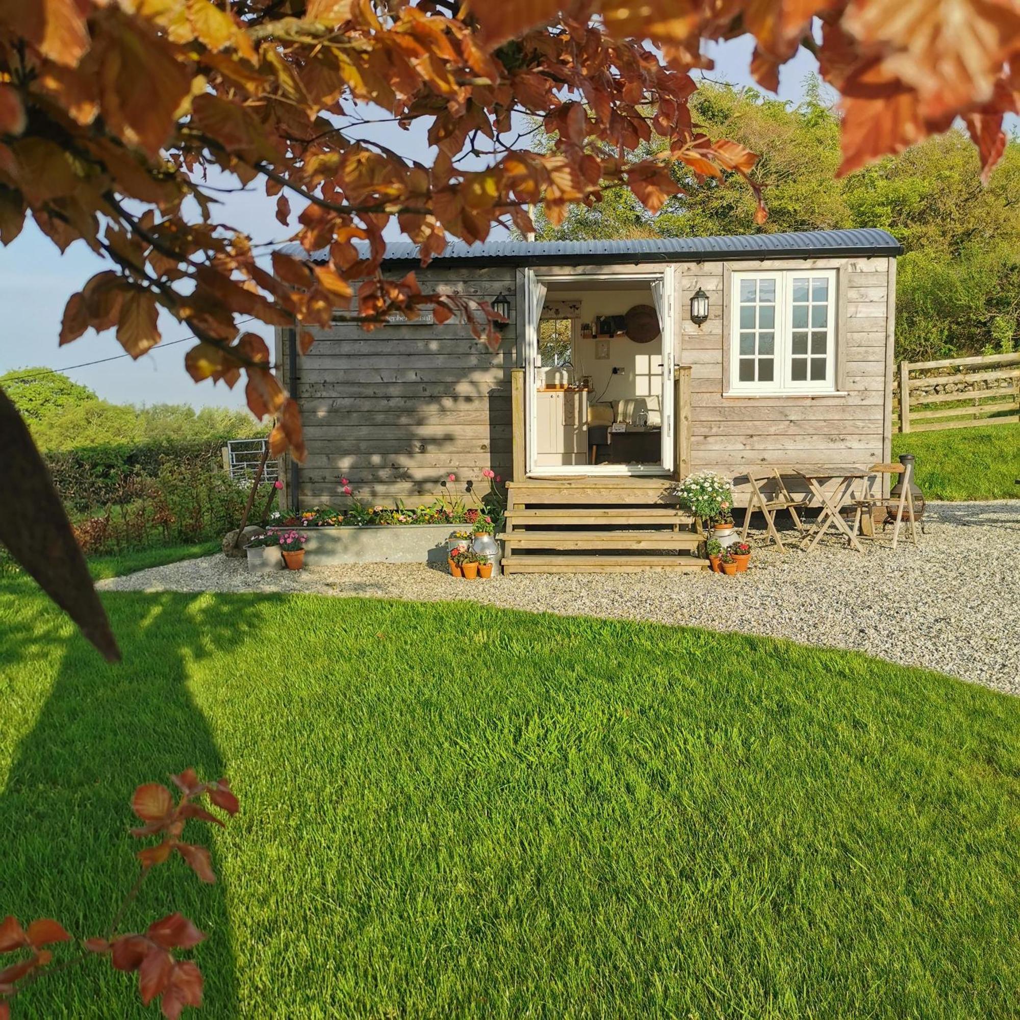 Villa Elvan Farm Shepherd'S Hut Exeter Exterior foto